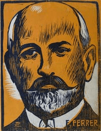 Immagine: L'esecuzione del pedagogista libertario Francisco Ferrer