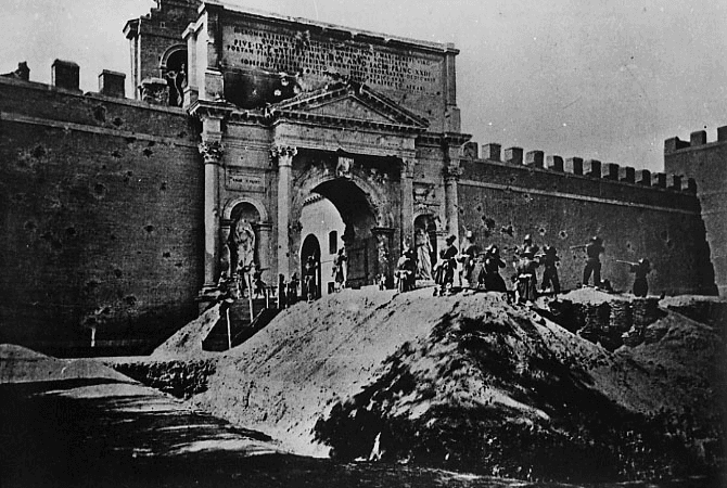 Immagine: La breccia di Porta Pia